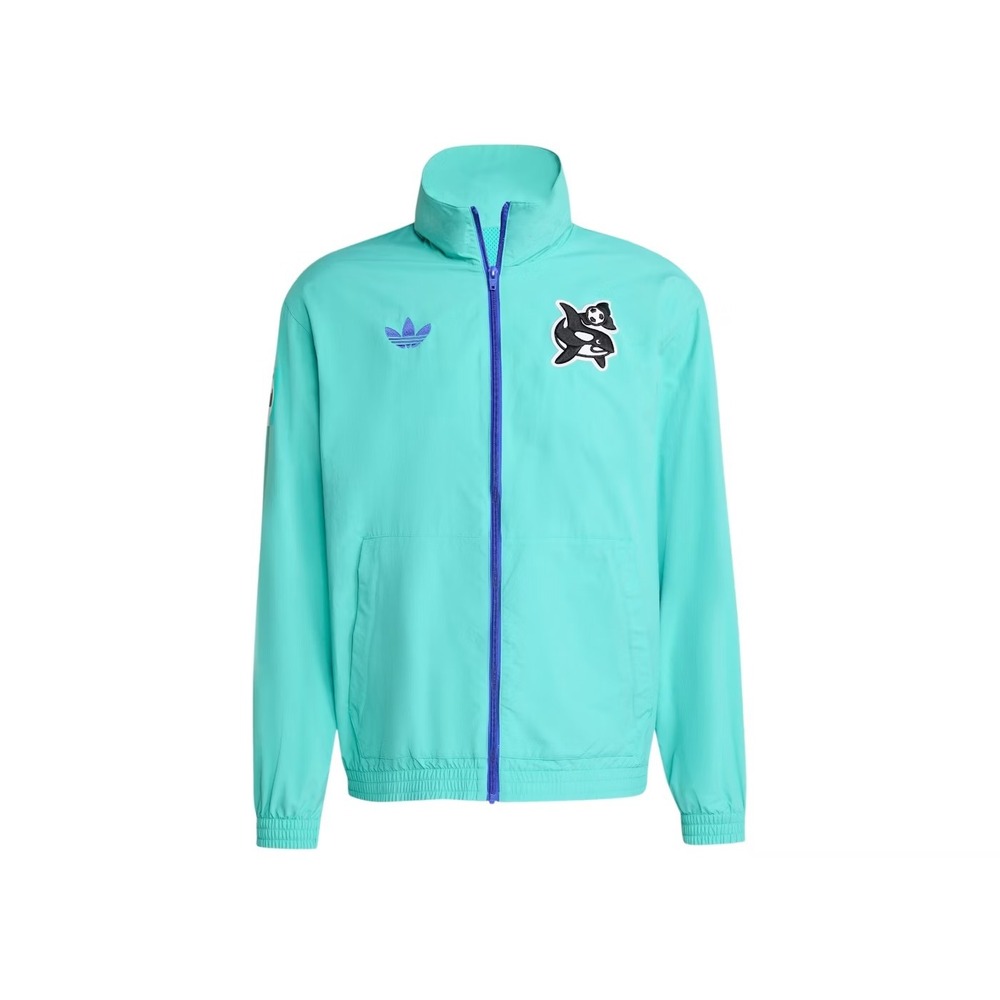 Adidas Seattle Sounders FC 88 OG Anthem Jacket Teal Blue JM5026 Mens Large NWT